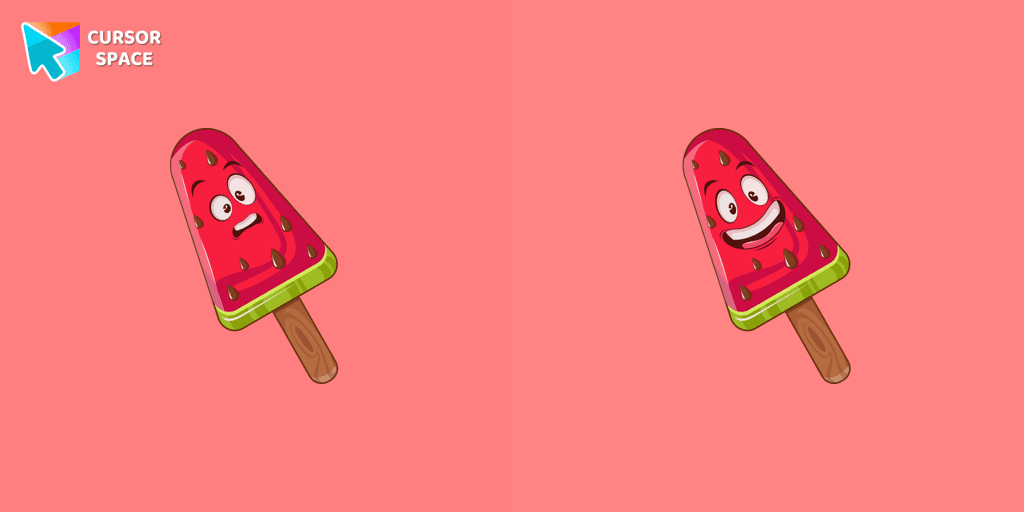 Watermelon Ice Cream cursor cursor pack